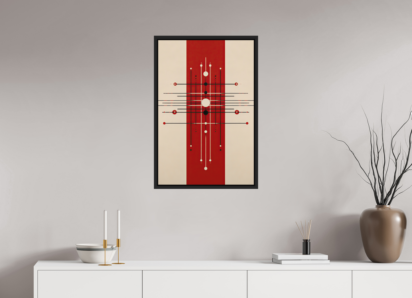 20 x 30.3″, Photo Print on Aluminum Backing with boarder Red Line
