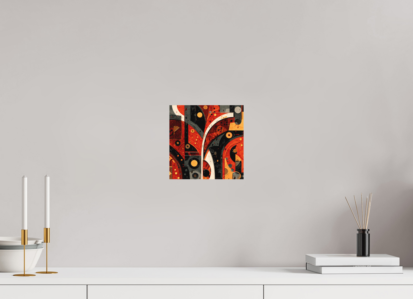 8 x 8″, Photo Print on Aluminum Backing Abstract Chaos