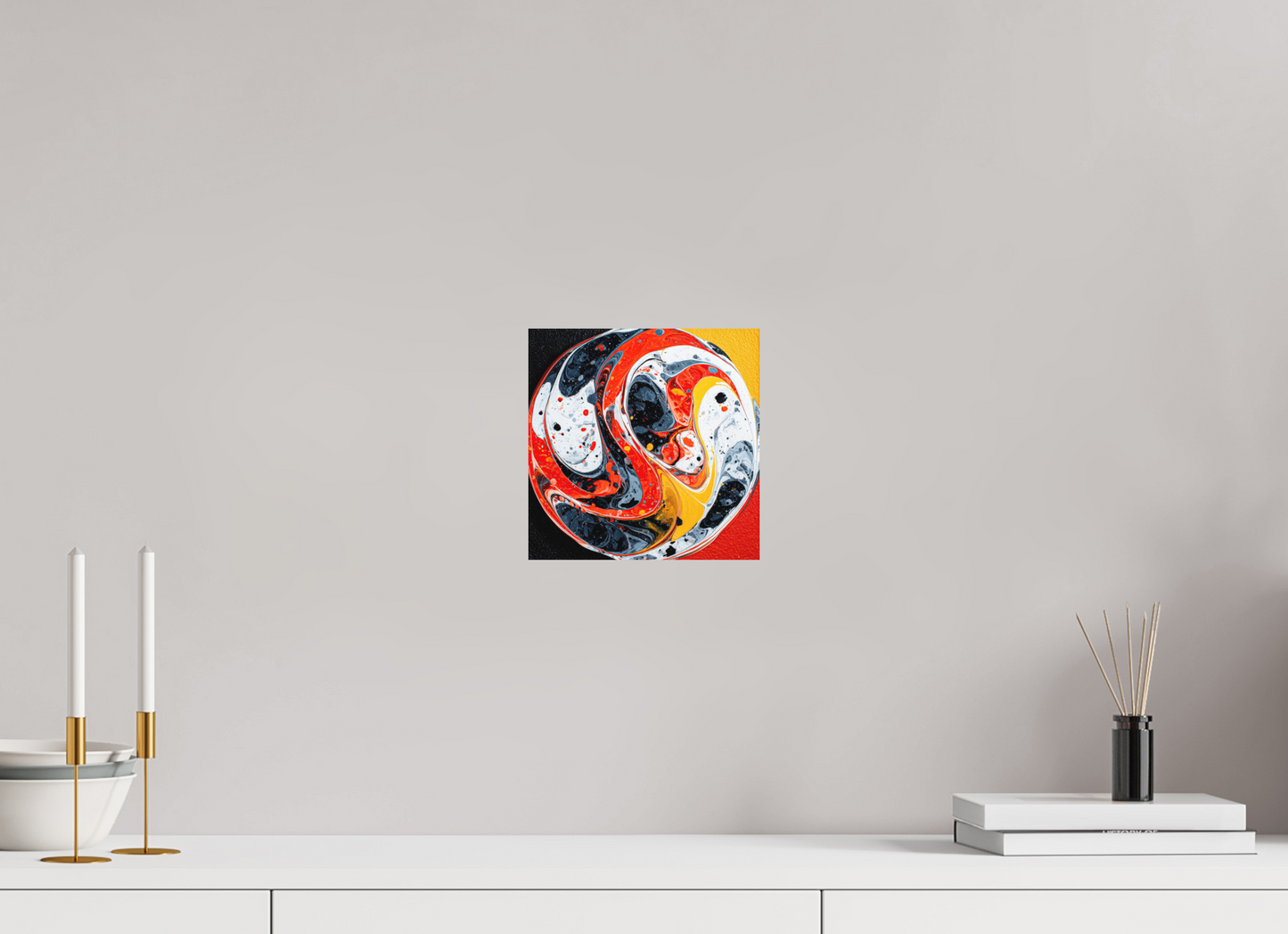 8 x 8″, Photo Print on Aluminum Backing Marble