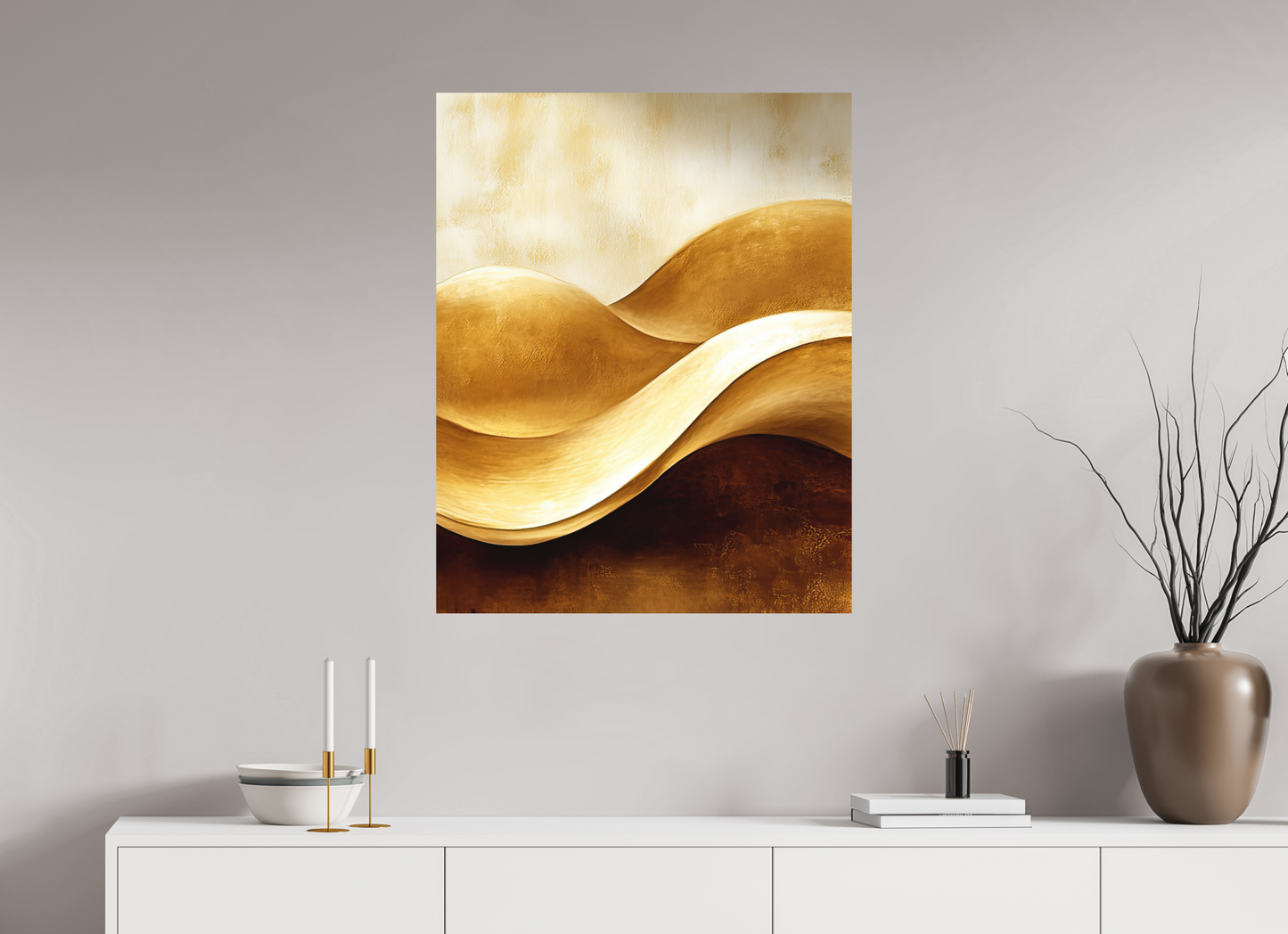 28 x 35.1″, Photo Print on Aluminum Backing Gold Dunes