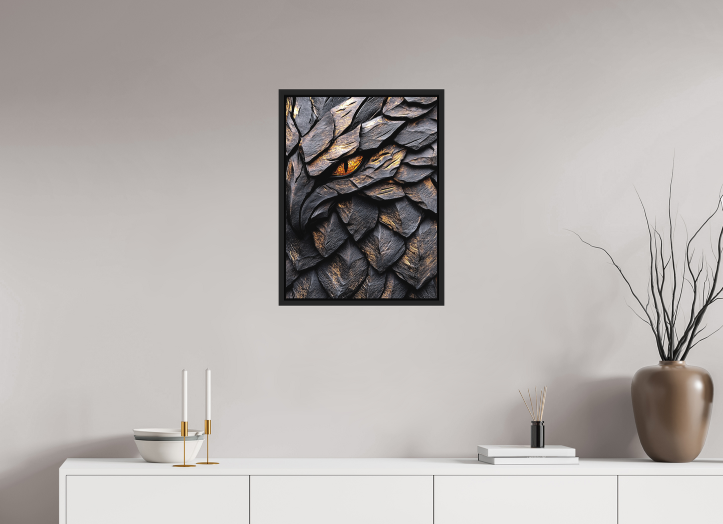 18 x 24″, Photo Print on Aluminum Backing with boarder Wooden Eagle