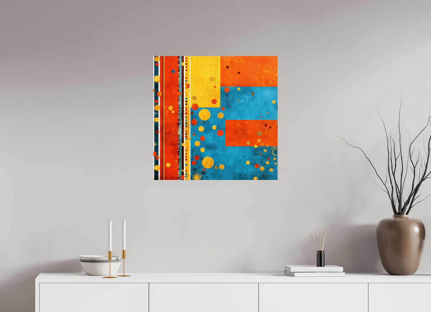 25 x 25″, Fine Art Print On Aluminum Dibond Play Mat