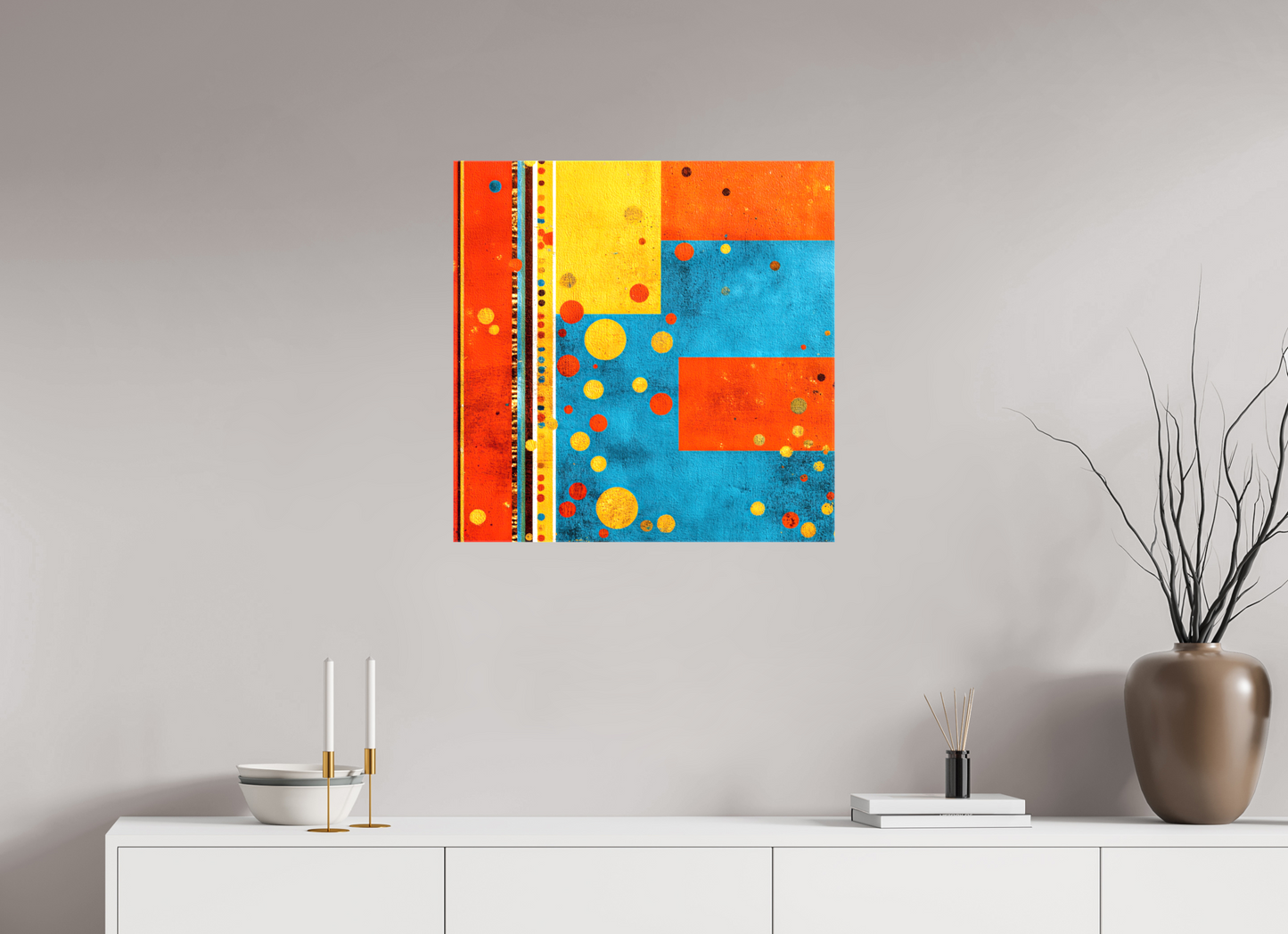 25 x 25″, Glossy Canvas Play Mat