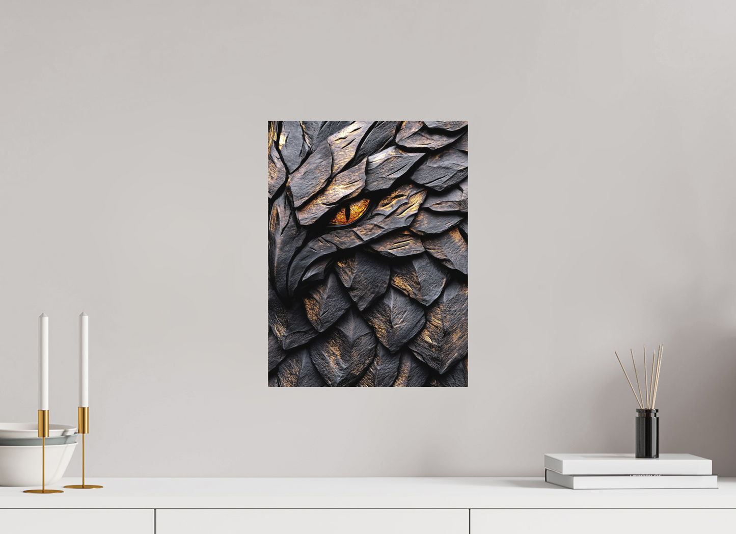 12 x 16″, Photo Print on Aluminum Backing Wooden Eagle