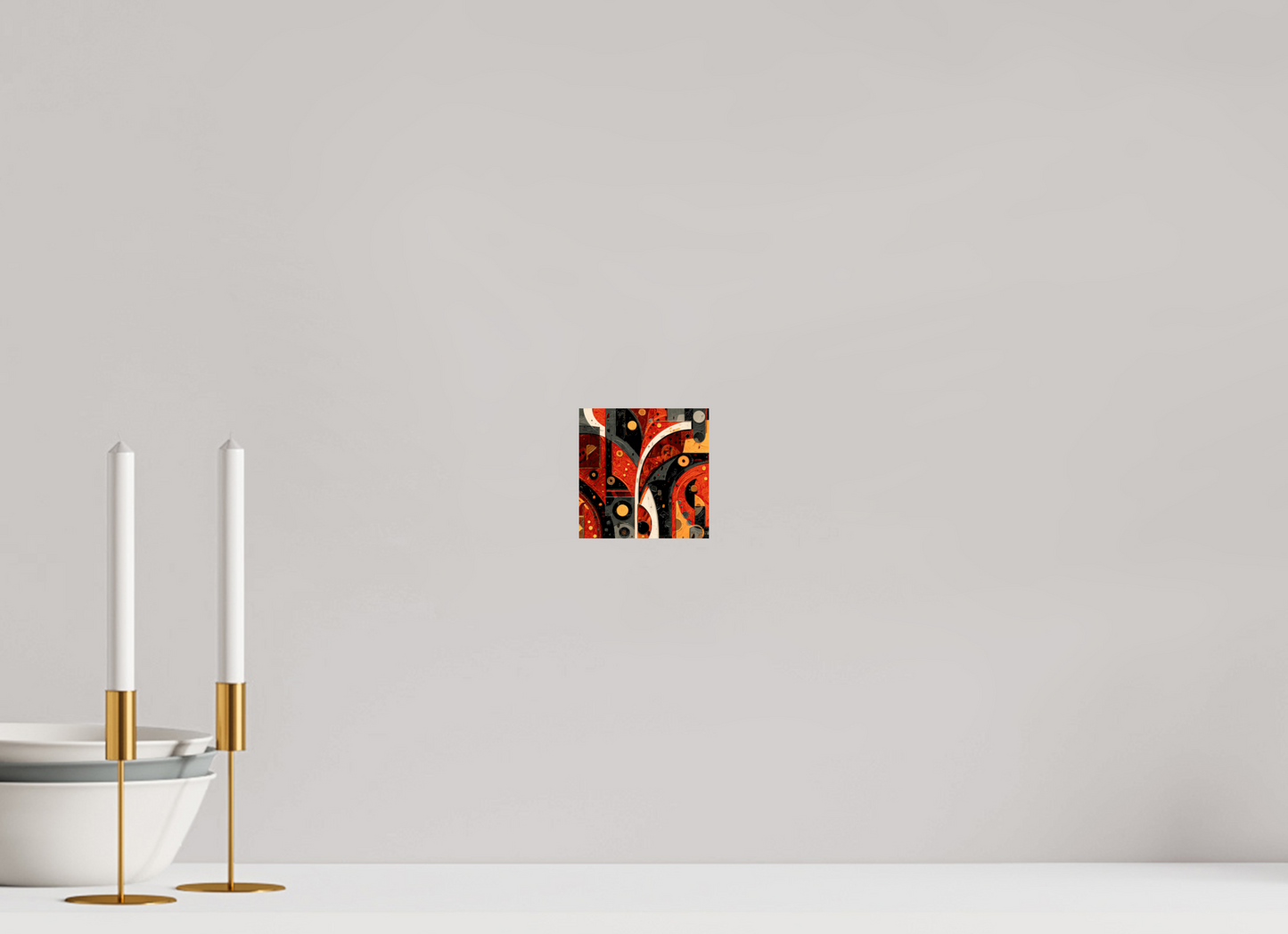 4 x 4″, Fine Art Print On Aluminum Dibond Abstract Chaos