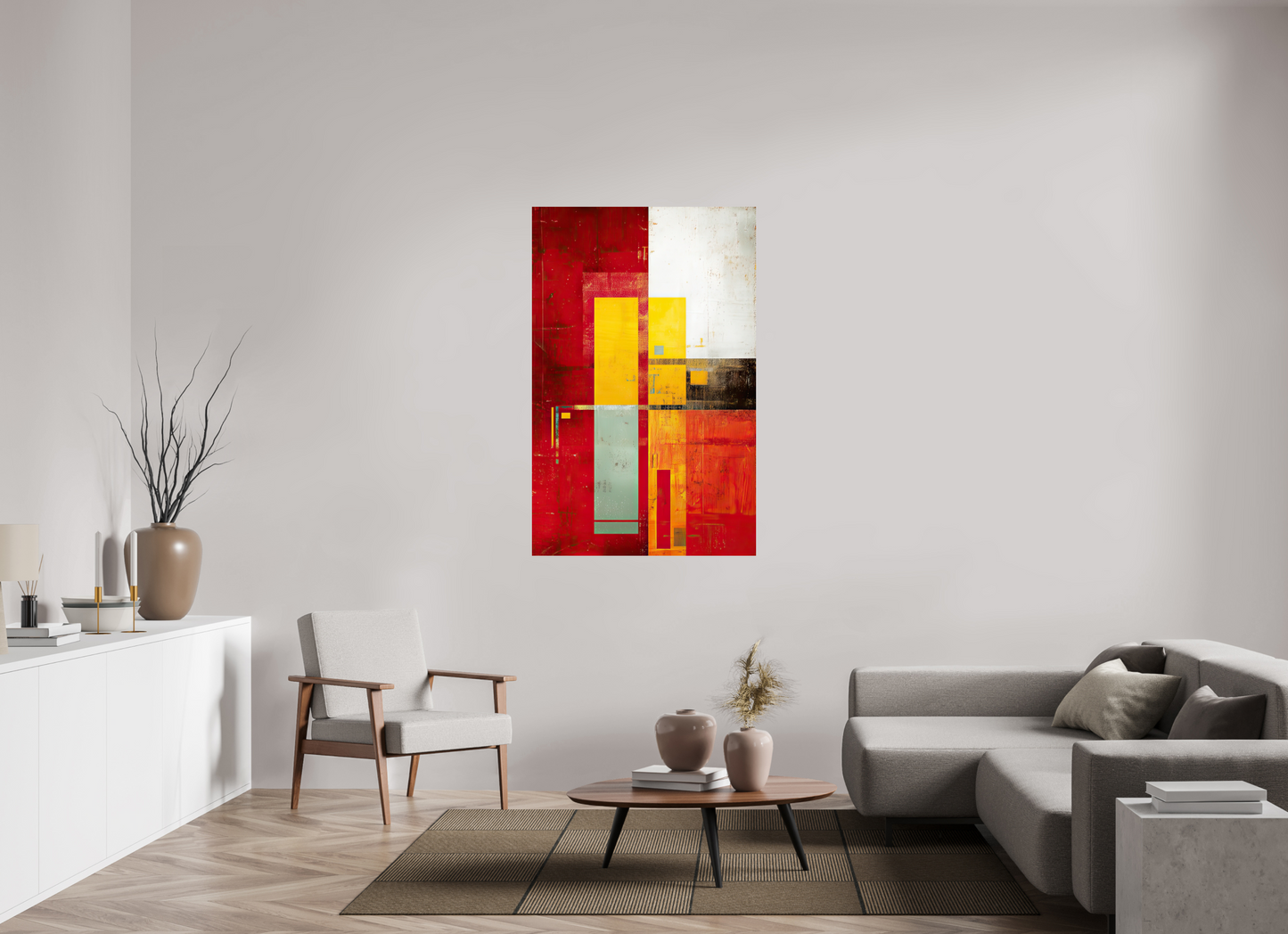 36 x 56.1″, Fine Art Print On Aluminum Dibond Modern Rectangle