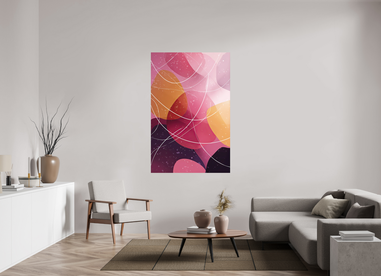 43 x 65.5″, Photo Print on Aluminum Backing Lava Lamp