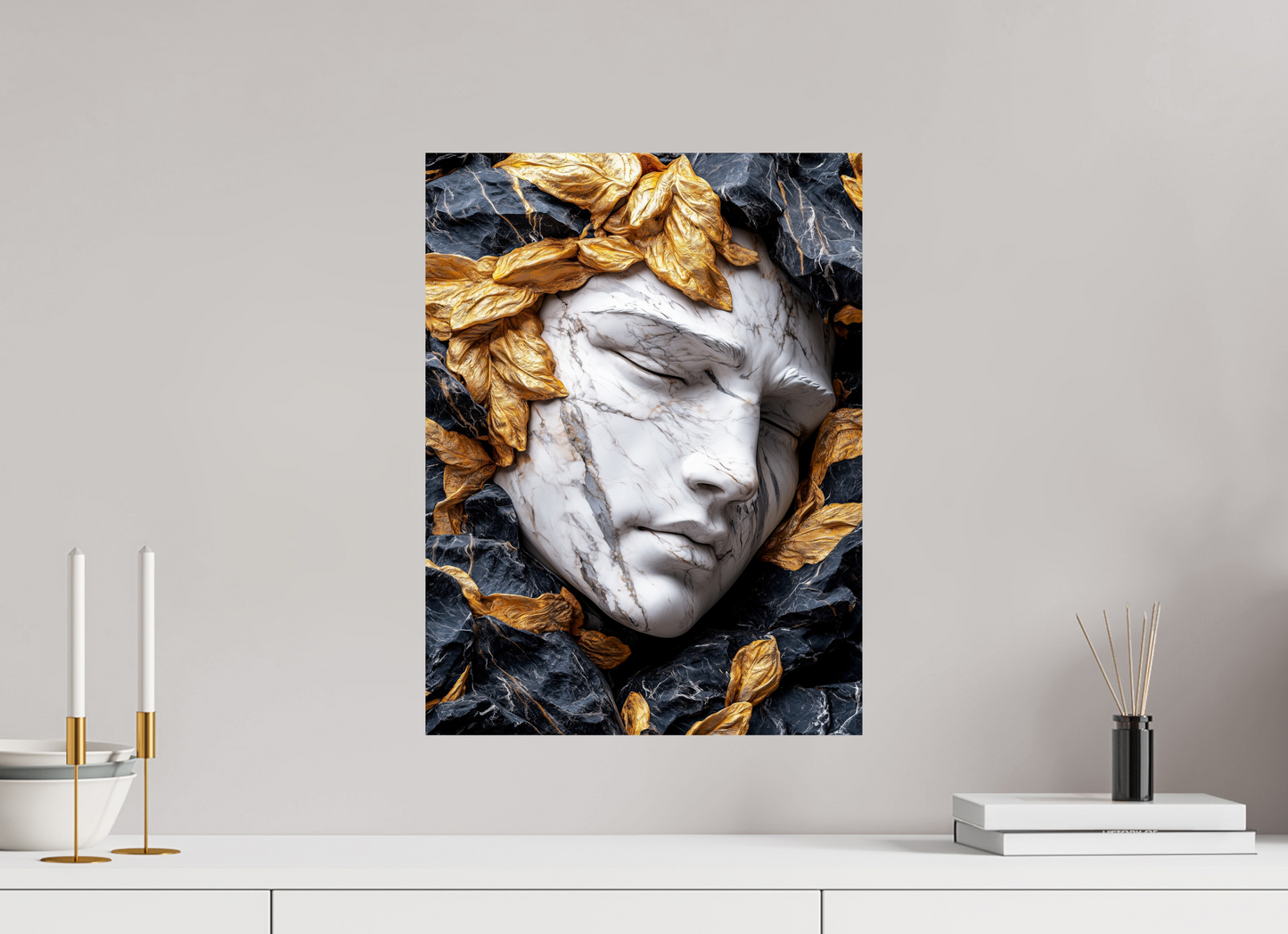 15 x 20″, Fine Art Print On Aluminum Dibond Marble Face