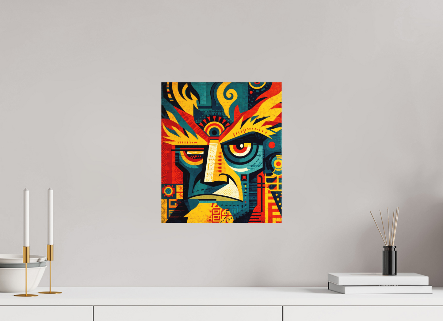 12 x 14.1″, Photo Print on Aluminum Backing Urban Tribal
