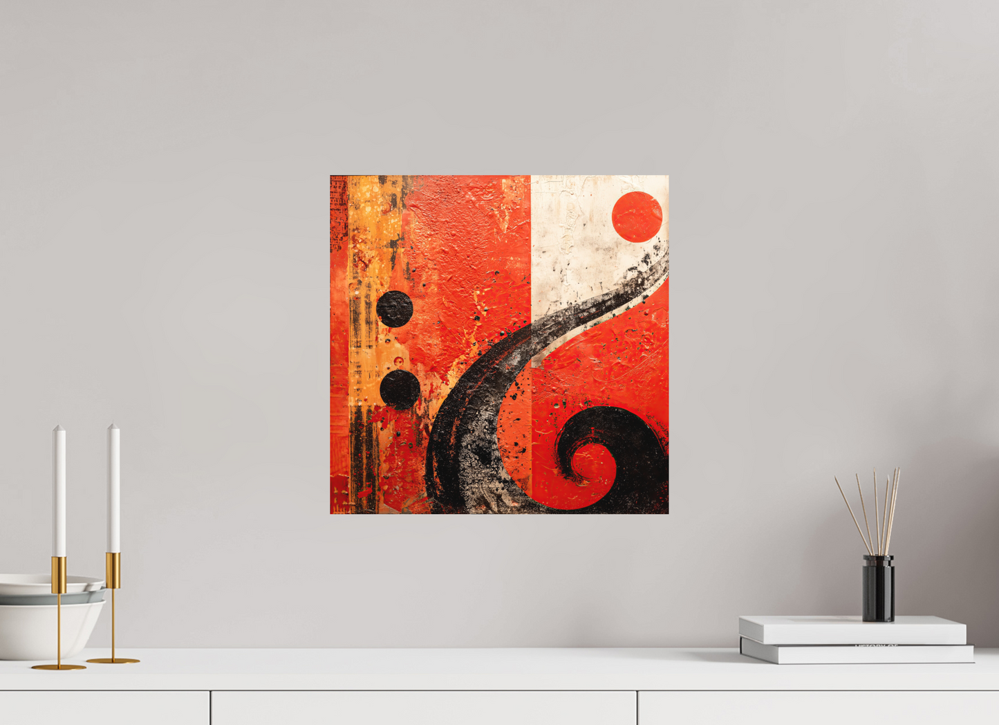 15 x 15″, Photo Print on Aluminum Backing Abstract Musical Note