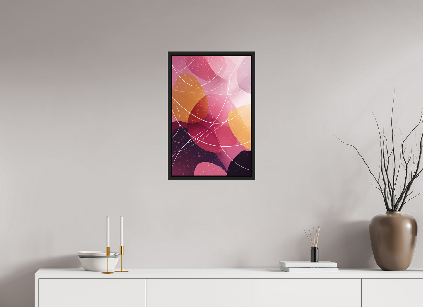 16 x 24.4″, Photo Print on Aluminum Backing with boarder Lava Lamp