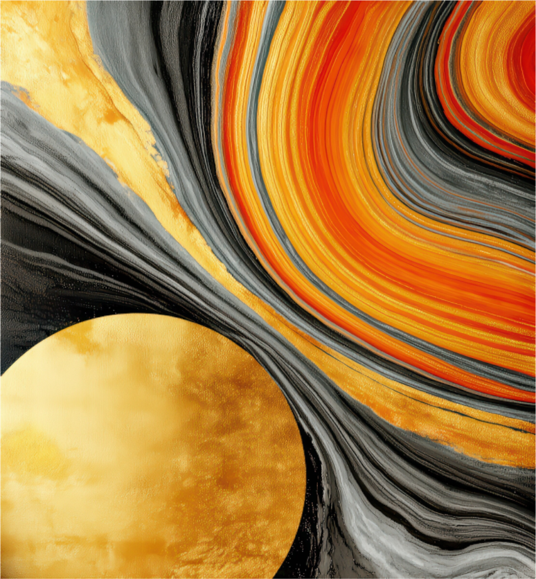 Main image Abstract Gold Geode
