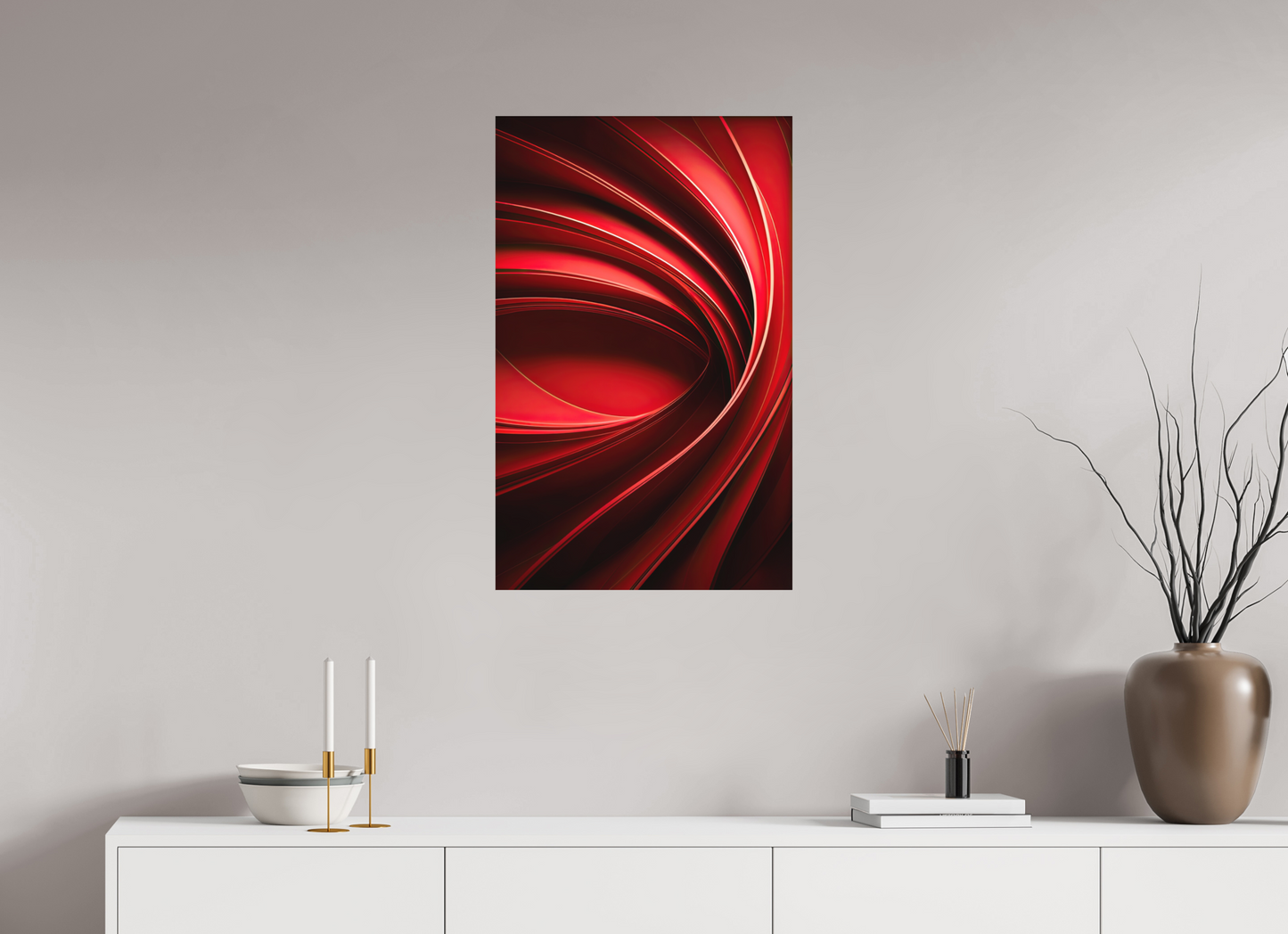 20 x 31.9″, Photo Print on Aluminum Backing Red Eye