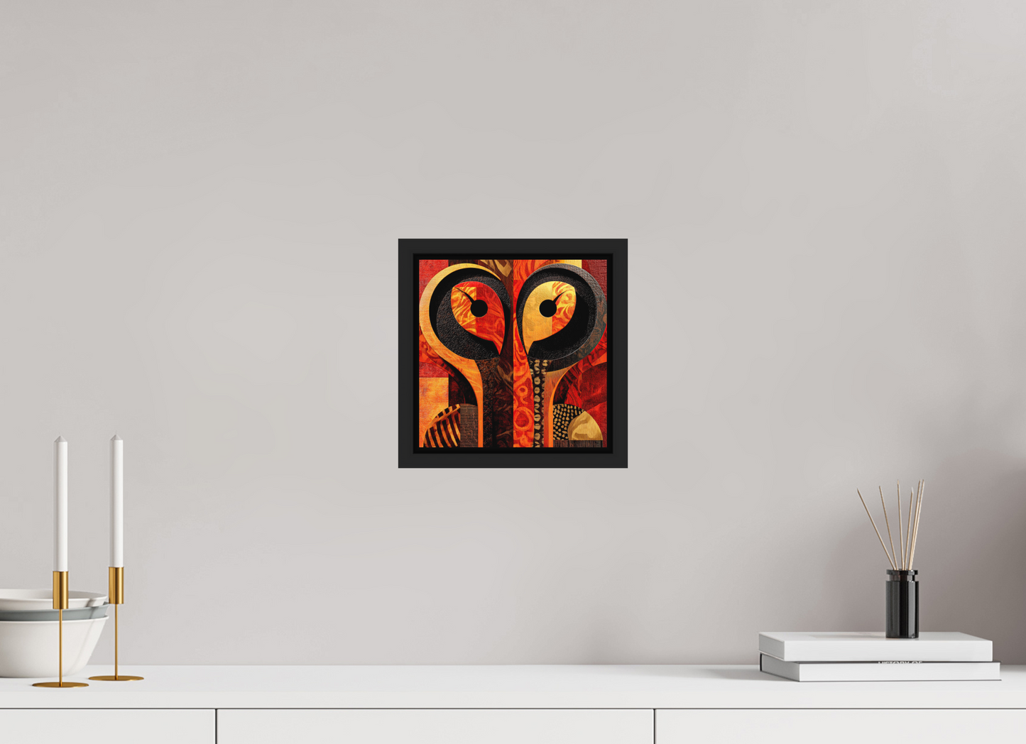 8 x 8″, Photo Print on Aluminum Backing with boarder Abstract Cutout 3