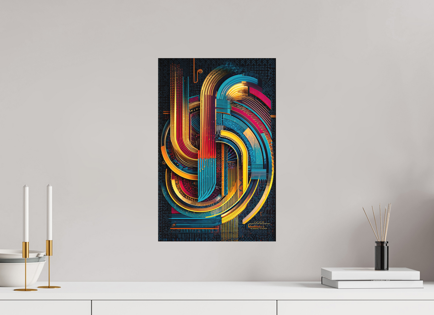 12 x 18.7″, Photo Print on Aluminum Backing Abstract Jazz 2