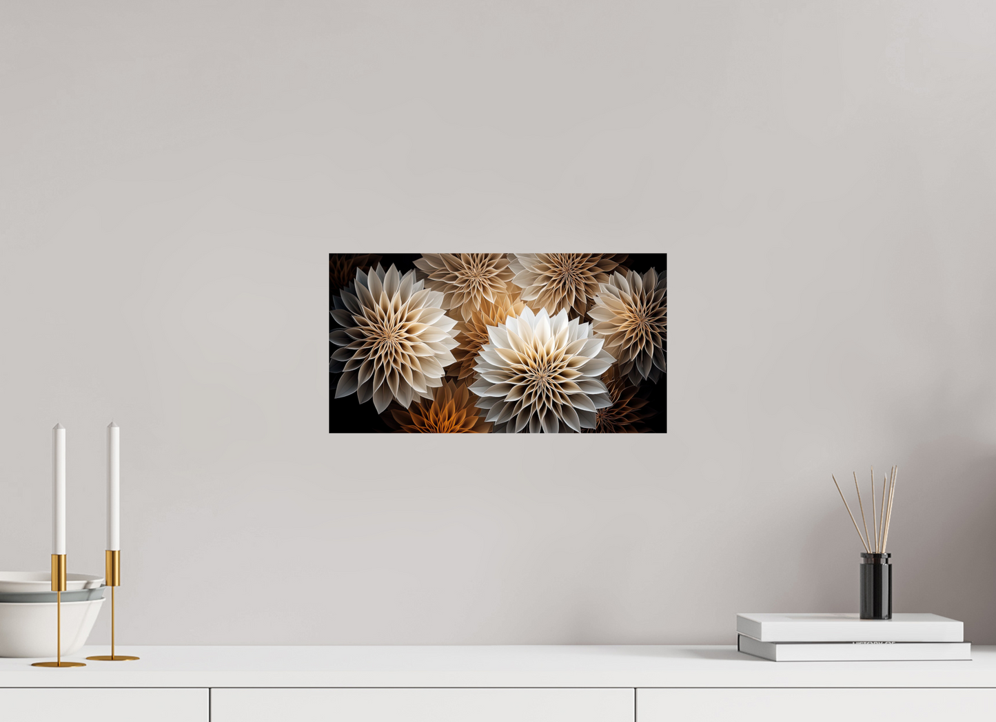 15 x 8″, Fine Art Print On Aluminum Dibond Pollen Flowers
