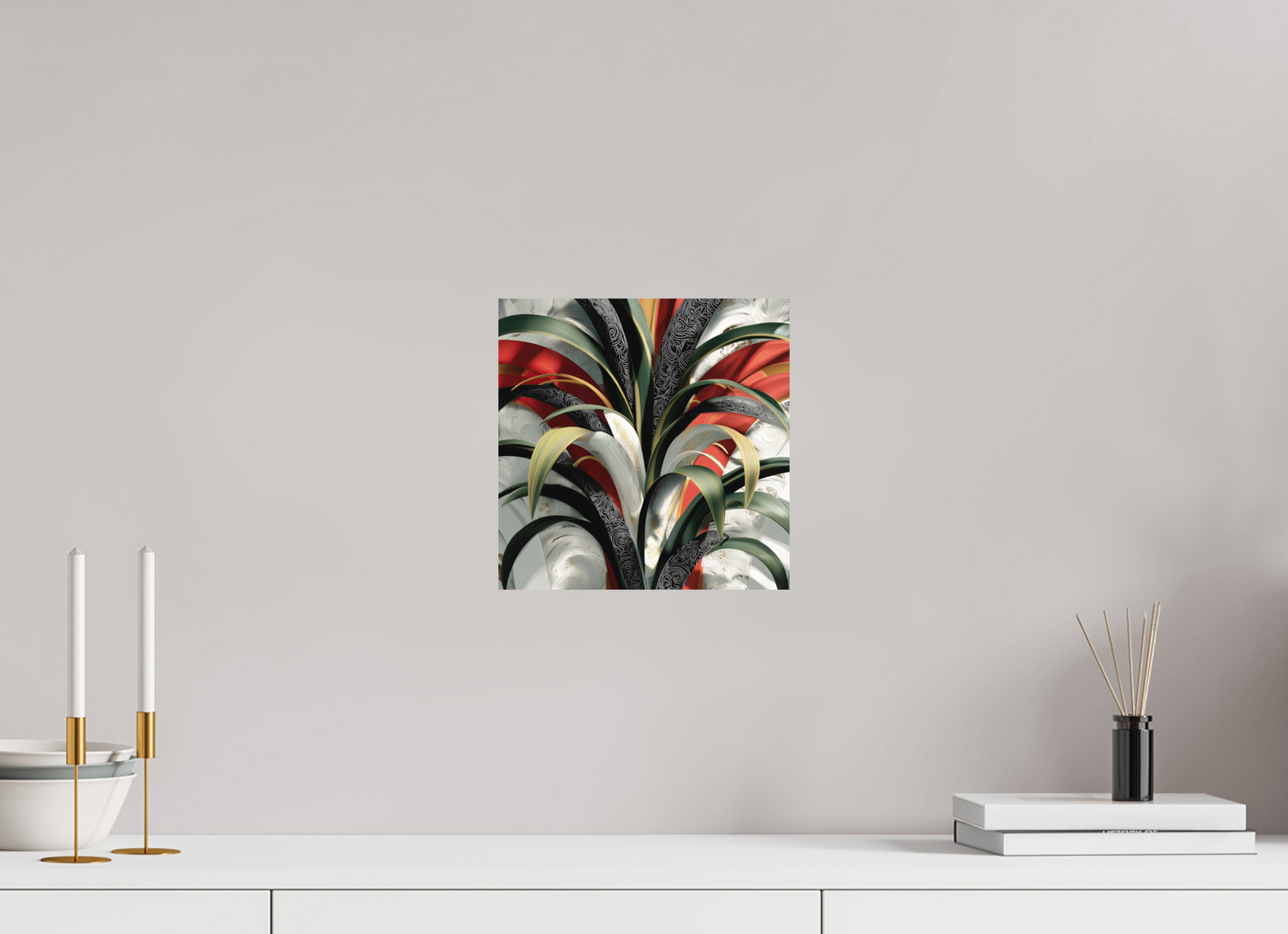 10 x 10″, Photo Print on Aluminum Backing House Plant
