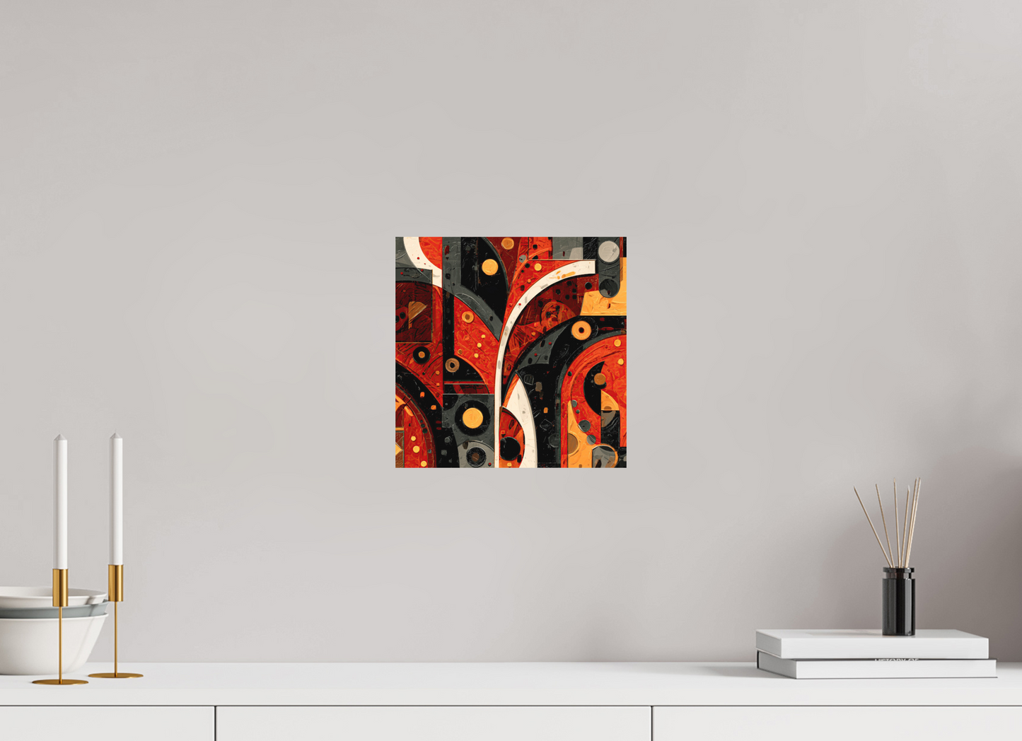 10 x 10″, Photo Print on Aluminum Backing Abstract Chaos