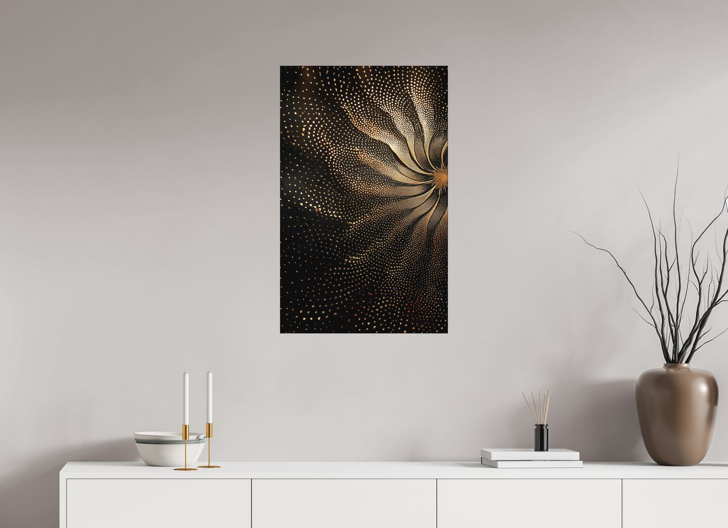 20 x 31.9″, Photo Print on Aluminum Backing Sunflower
