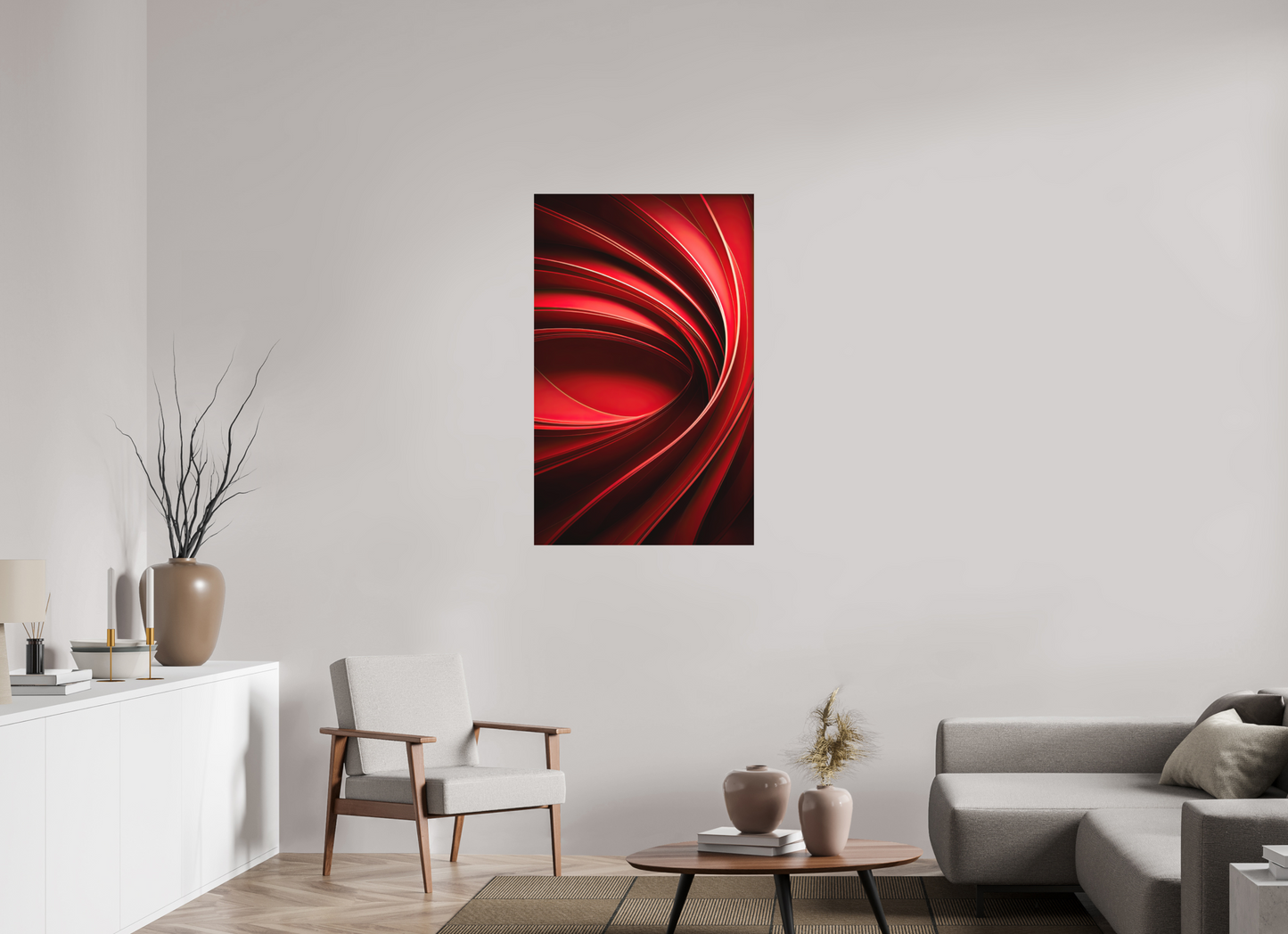 28 x 44.7″, Photo Print on Aluminum Backing Red Eye