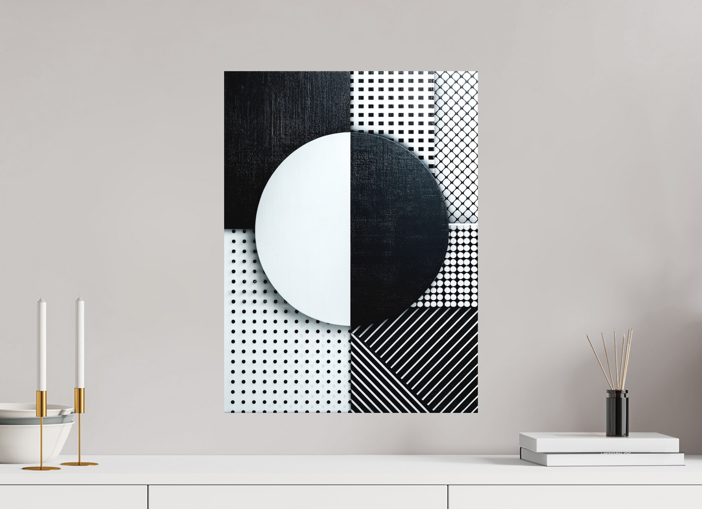 16 x 21.5″, Photo Print on Aluminum Backing Black & White 3
