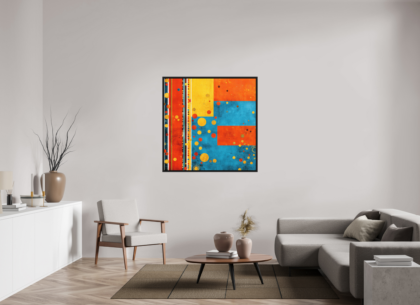 45 x 45″, Photo Print on Aluminum Backing with boarder Play Mat