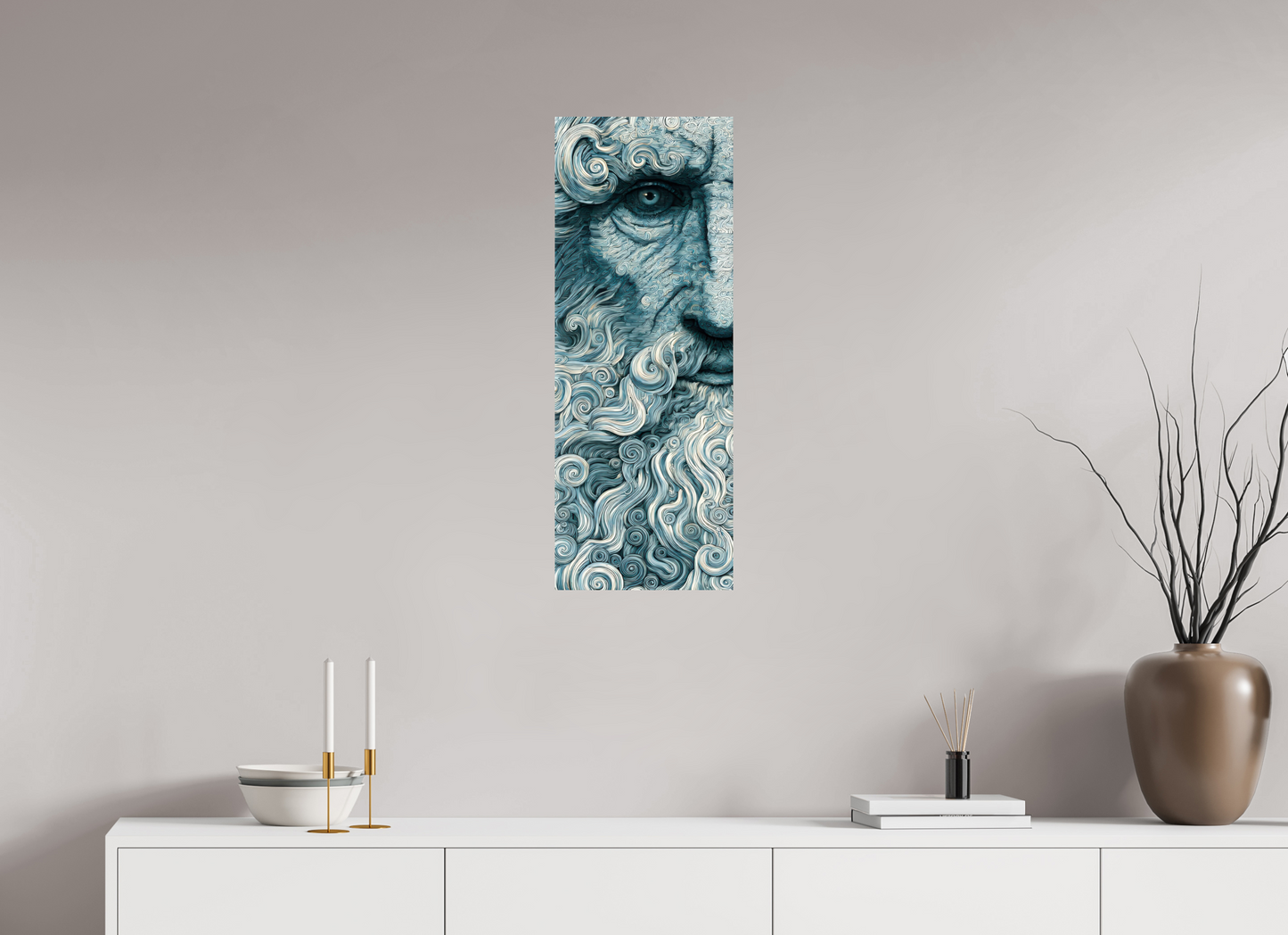 12 x 31.9″, Fine Art Print On Aluminum Dibond Philosopher