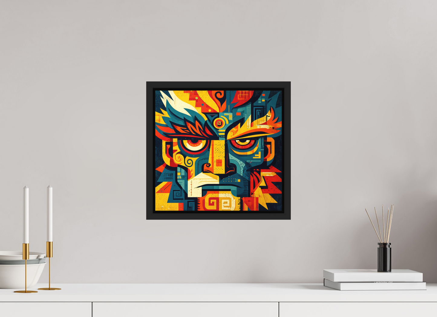 12.6 x 12″, Photo Print on Aluminum Backing with boarder Urban Tribal 3