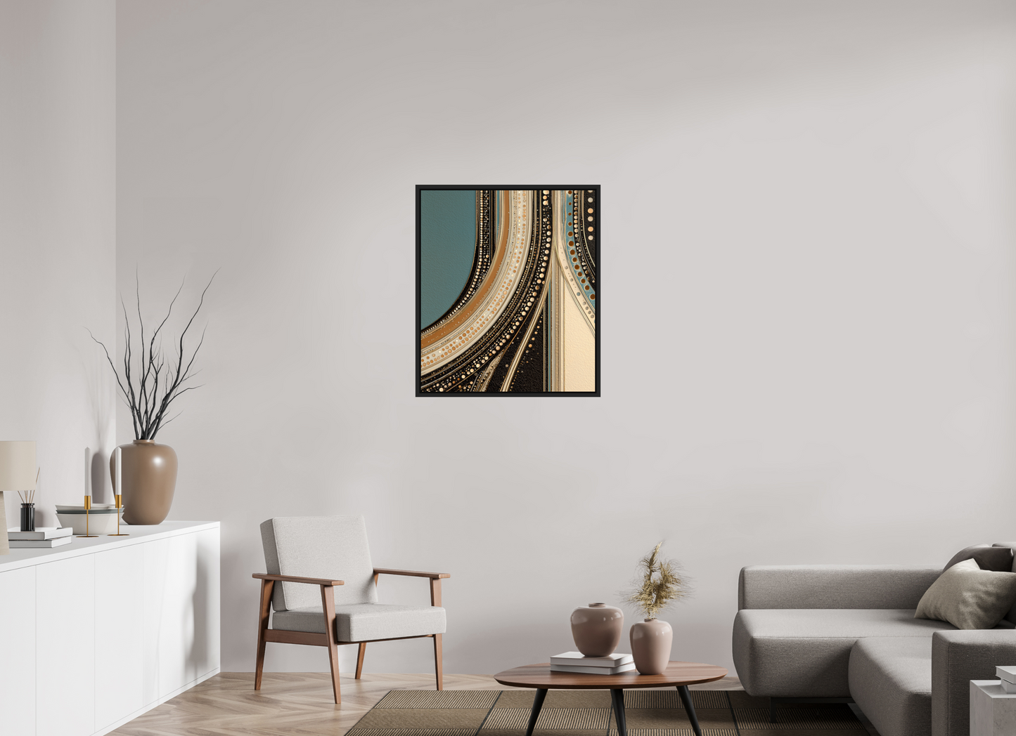 28 x 32.4″, Fine Art Print on Aluminum Dibond with Boarder Flow