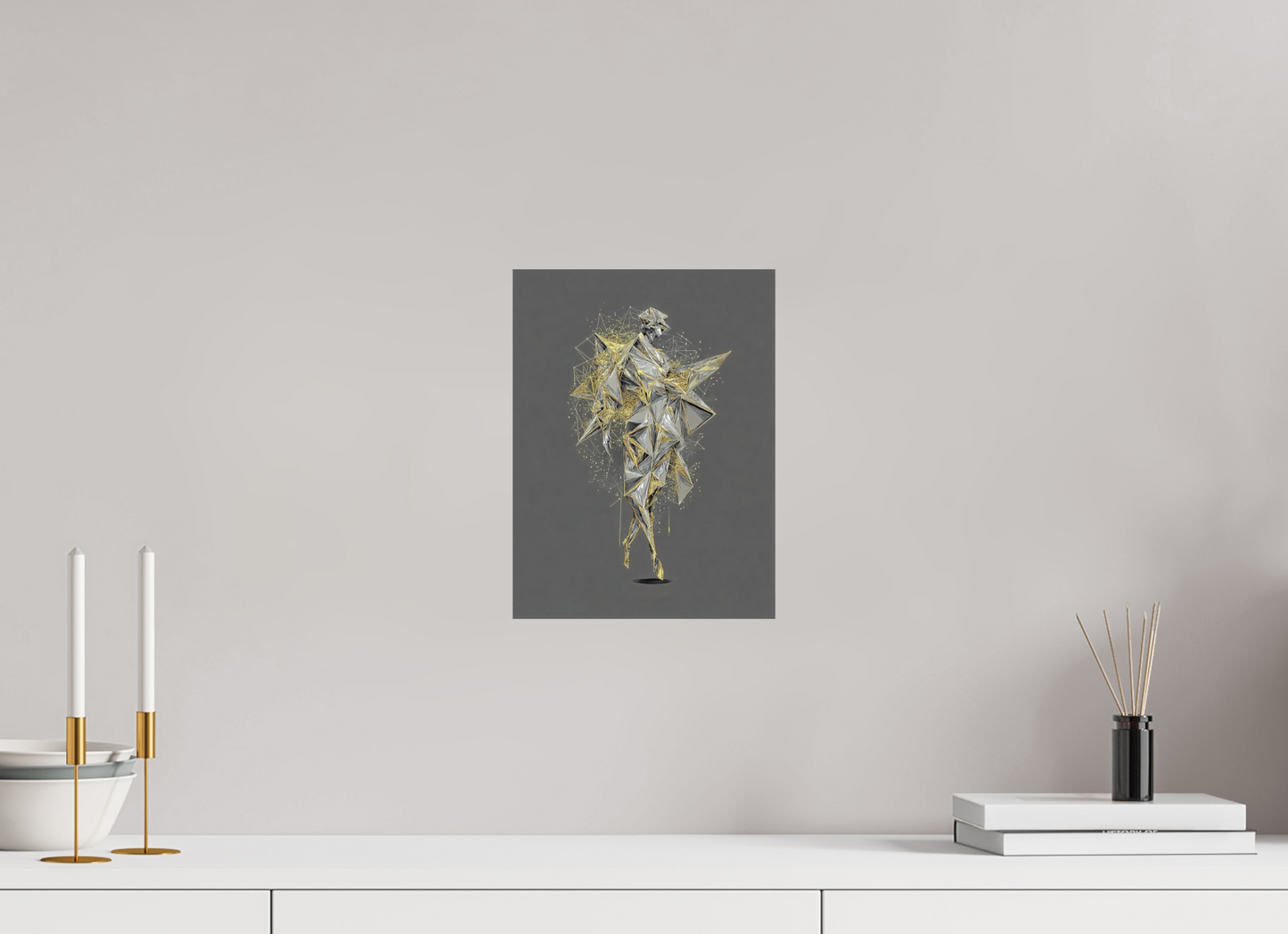 9 x 12″, Photo Print on Aluminum Backing Abstract Man