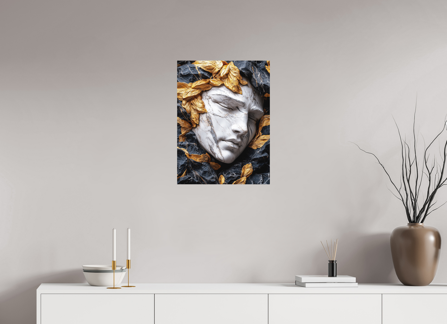 18 x 24″, Photo Print on Aluminum Backing Marble Face