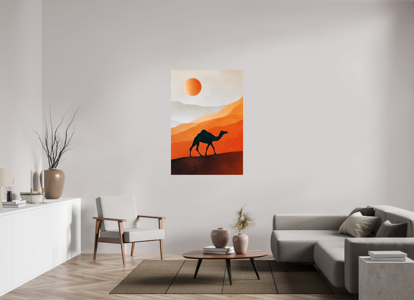 36 x 52.4″, Fine Art Print On Aluminum Dibond Camel