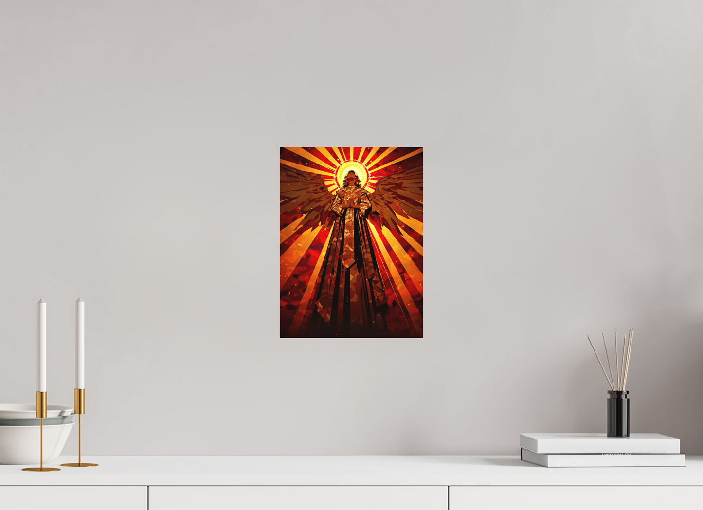 9 x 12″, Photo Print on Aluminum Backing Angel