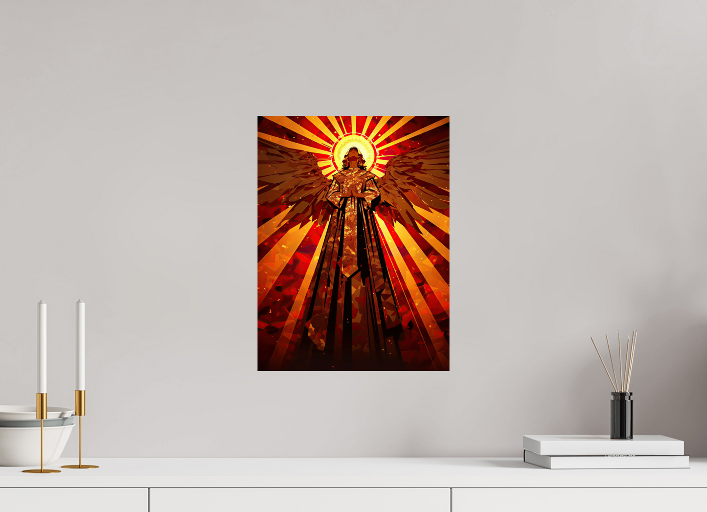 12 x 16″, Fine Art Print On Aluminum Dibond Angel