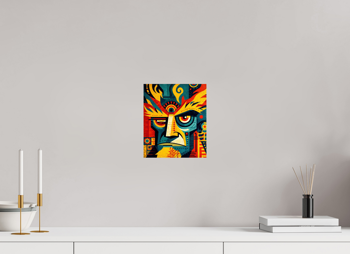 8 x 9.4″, Fine Art Print On Aluminum Dibond Urban Tribal
