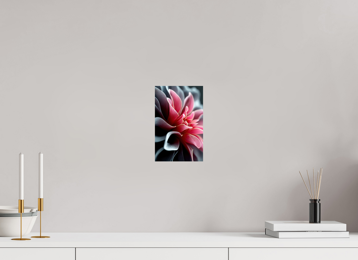 6 x 9.4″, Fine Art Print On Aluminum Dibond Pink Flower