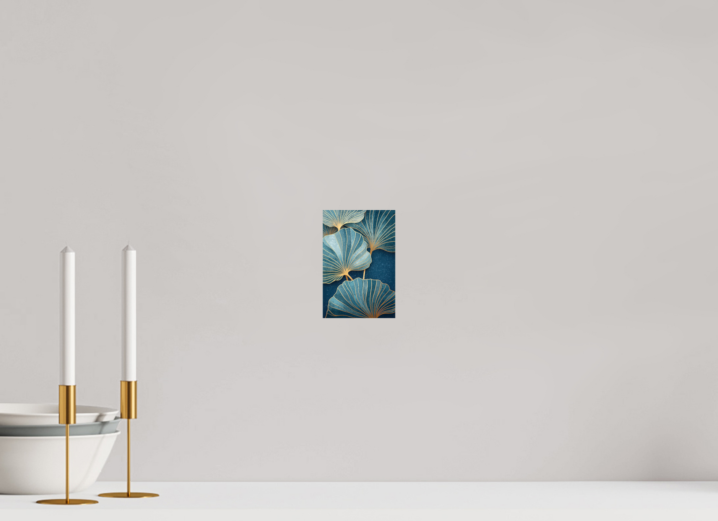 4 x 6″, Fine Art Print On Aluminum Dibond Art Deco Flowers 2
