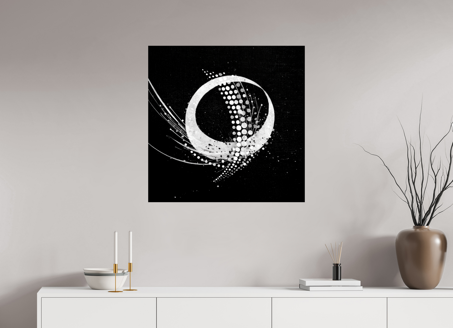 30 x 30″, Fine Art Print On Aluminum Dibond Sputnik