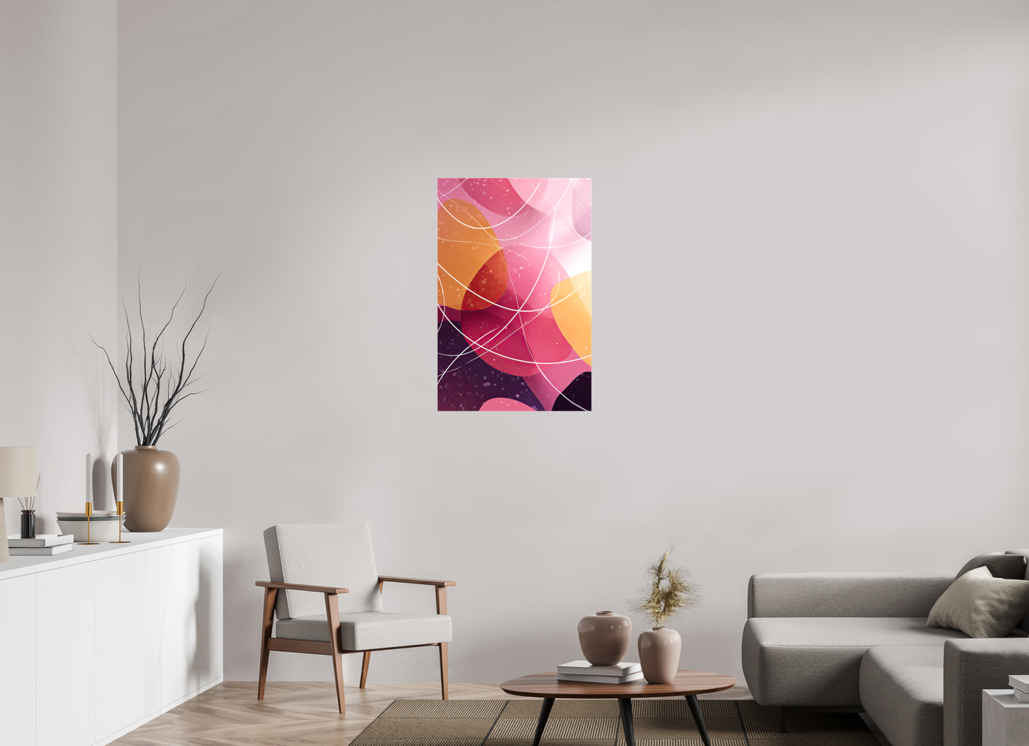 24 x 36.5″, Glossy Canvas Lava Lamp