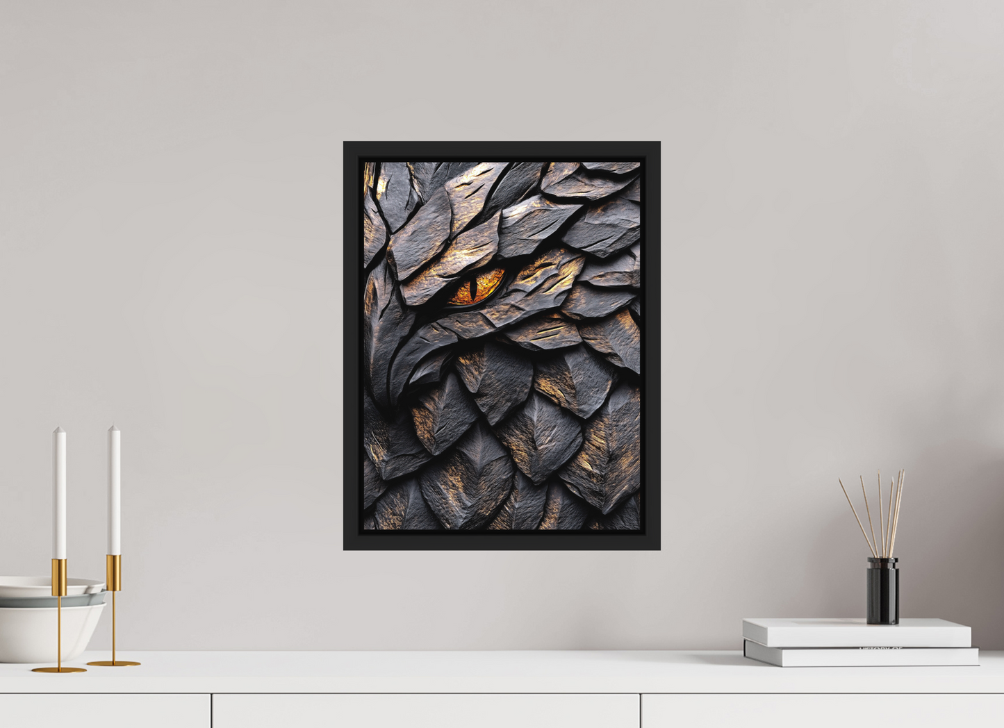 12 x 16″, Photo Print on Aluminum Backing with boarder Wooden Eagle