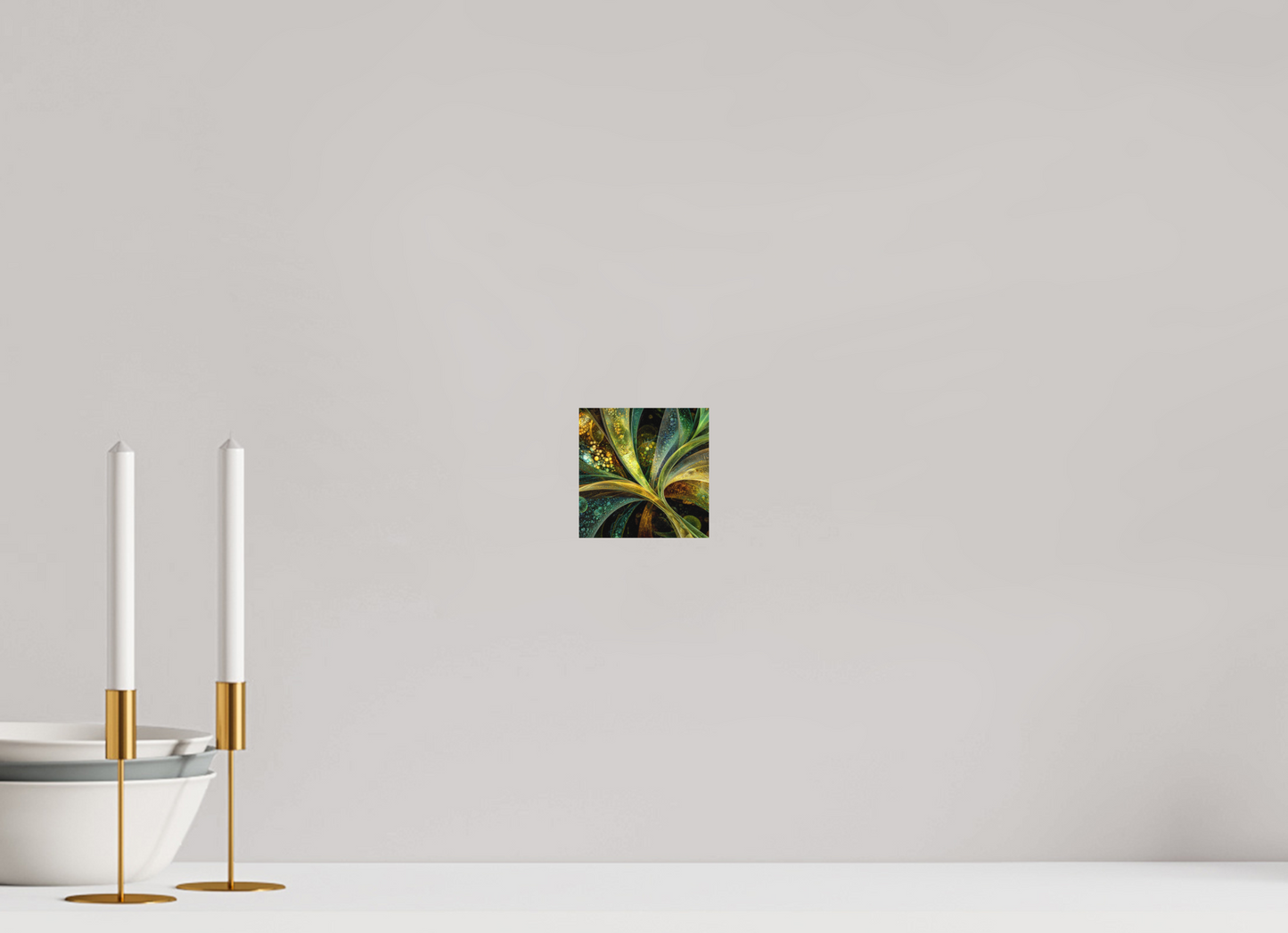 4 x 4″, Photo Print on Aluminum Backing Algae