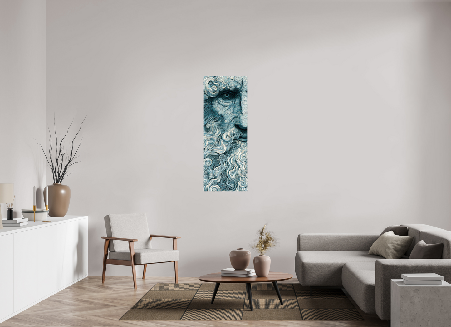 20 x 53.1″, Fine Art Print On Aluminum Dibond Philosopher