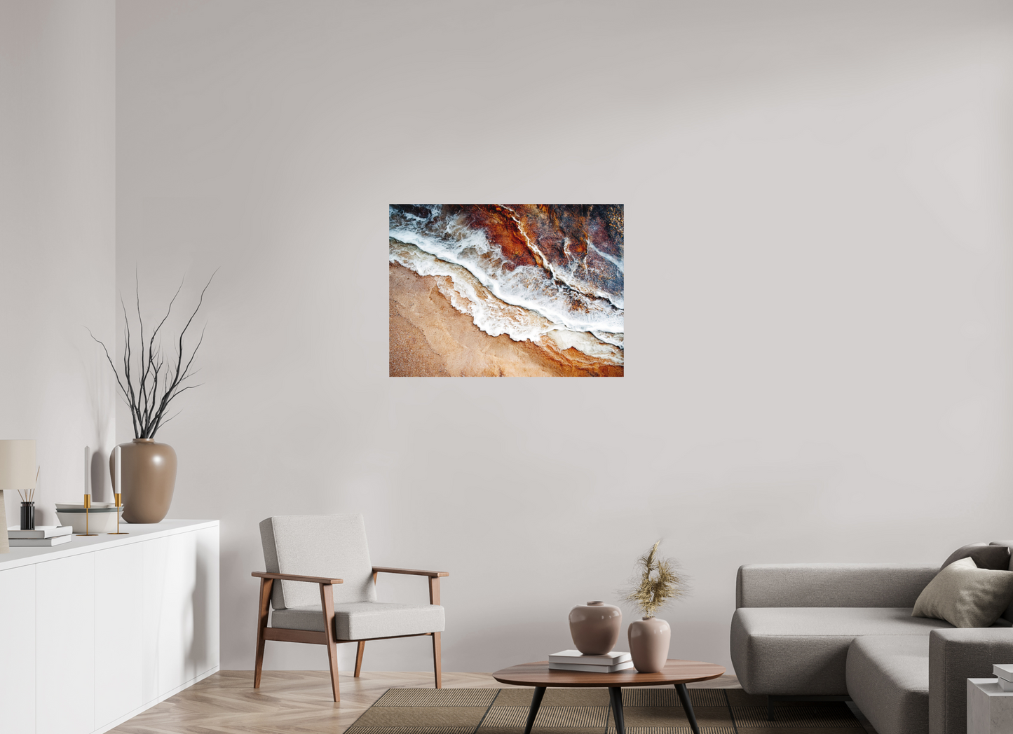 38 x 28″, Photo Print on Aluminum Backing Desert Water