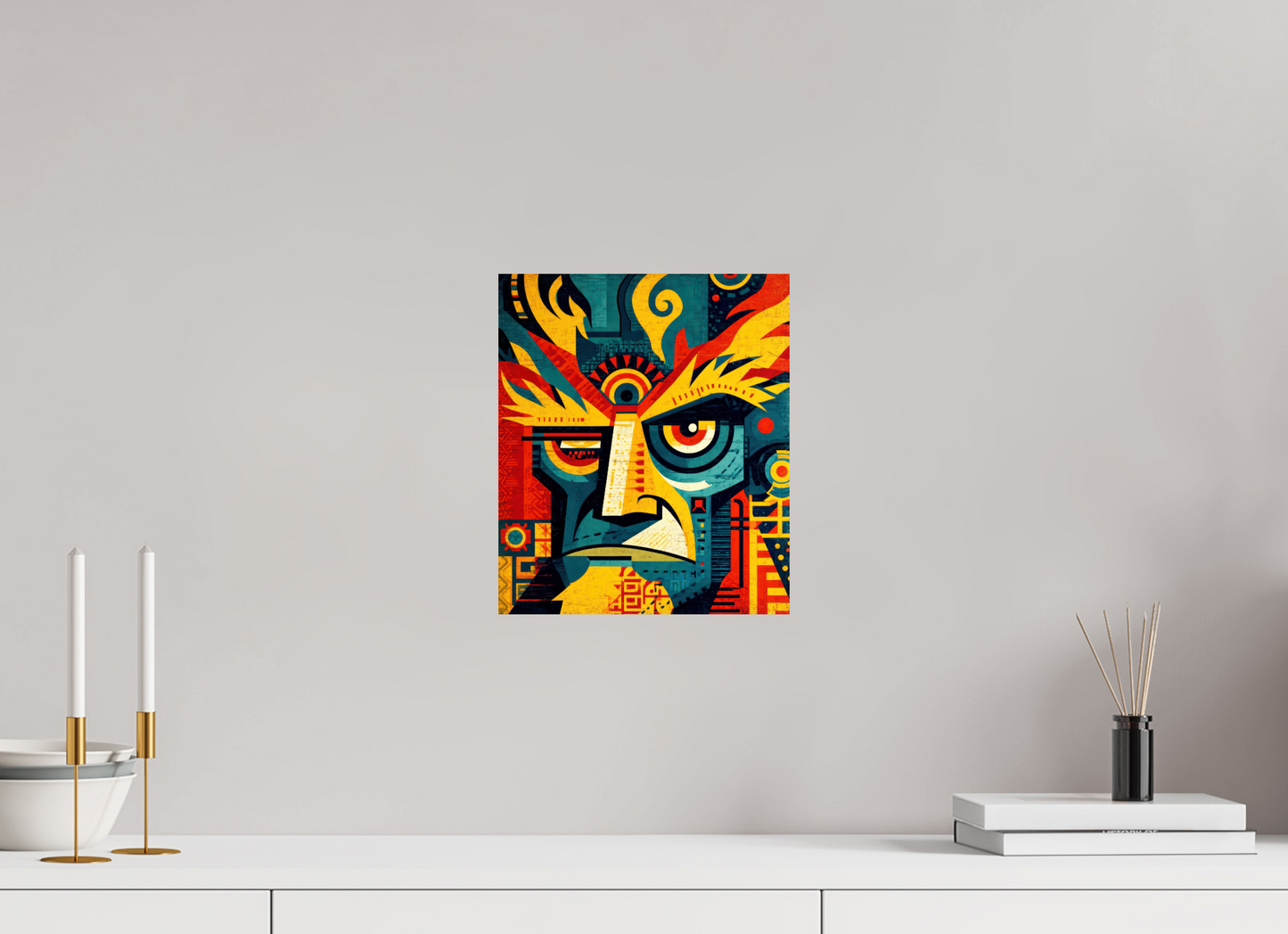 10 x 11.7″, Fine Art Print On Aluminum Dibond Urban Tribal