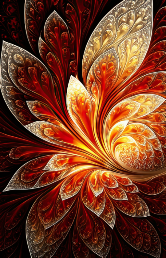 Main image Abstract Fire Flower