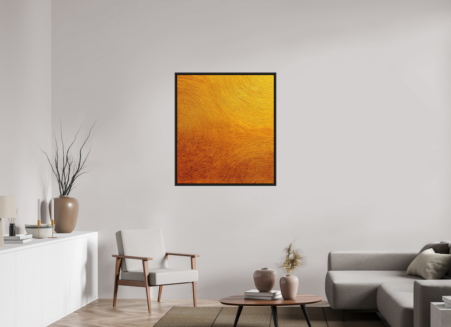 35 x 39.3″, Photo Print on Aluminum Backing with boarder Desert Circles