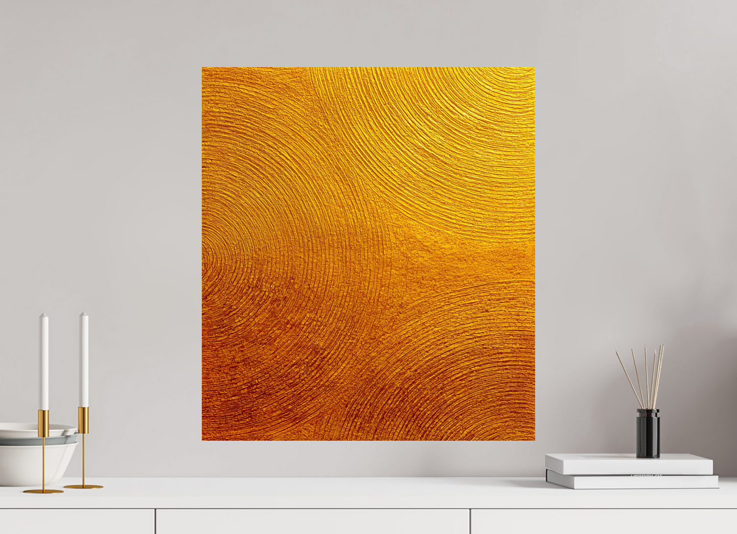 20 x 22.4″, Fine Art Print On Aluminum Dibond Desert Circles