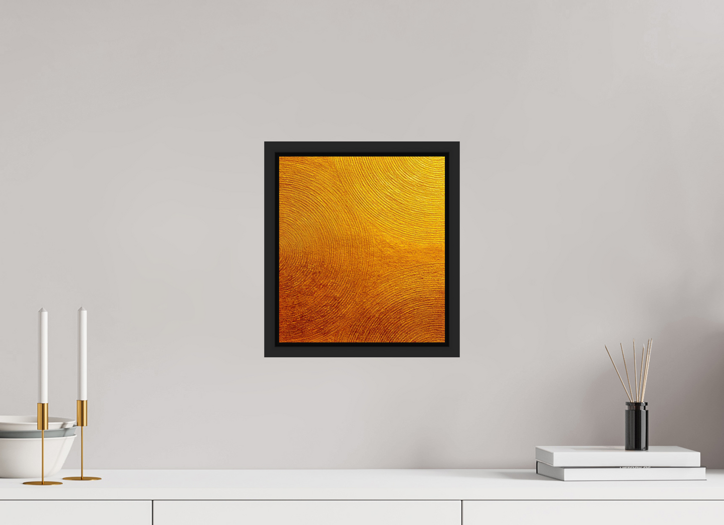 10 x 11.2″, Fine Art Print on Aluminum Dibond with Boarder Desert Circles