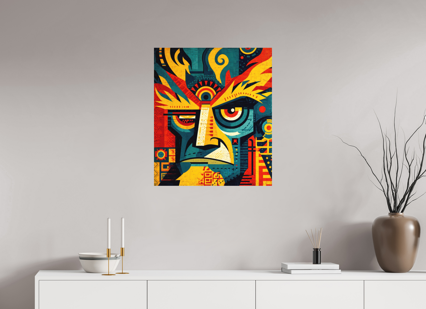 24 x 28.1″, Photo Print on Aluminum Backing Urban Tribal