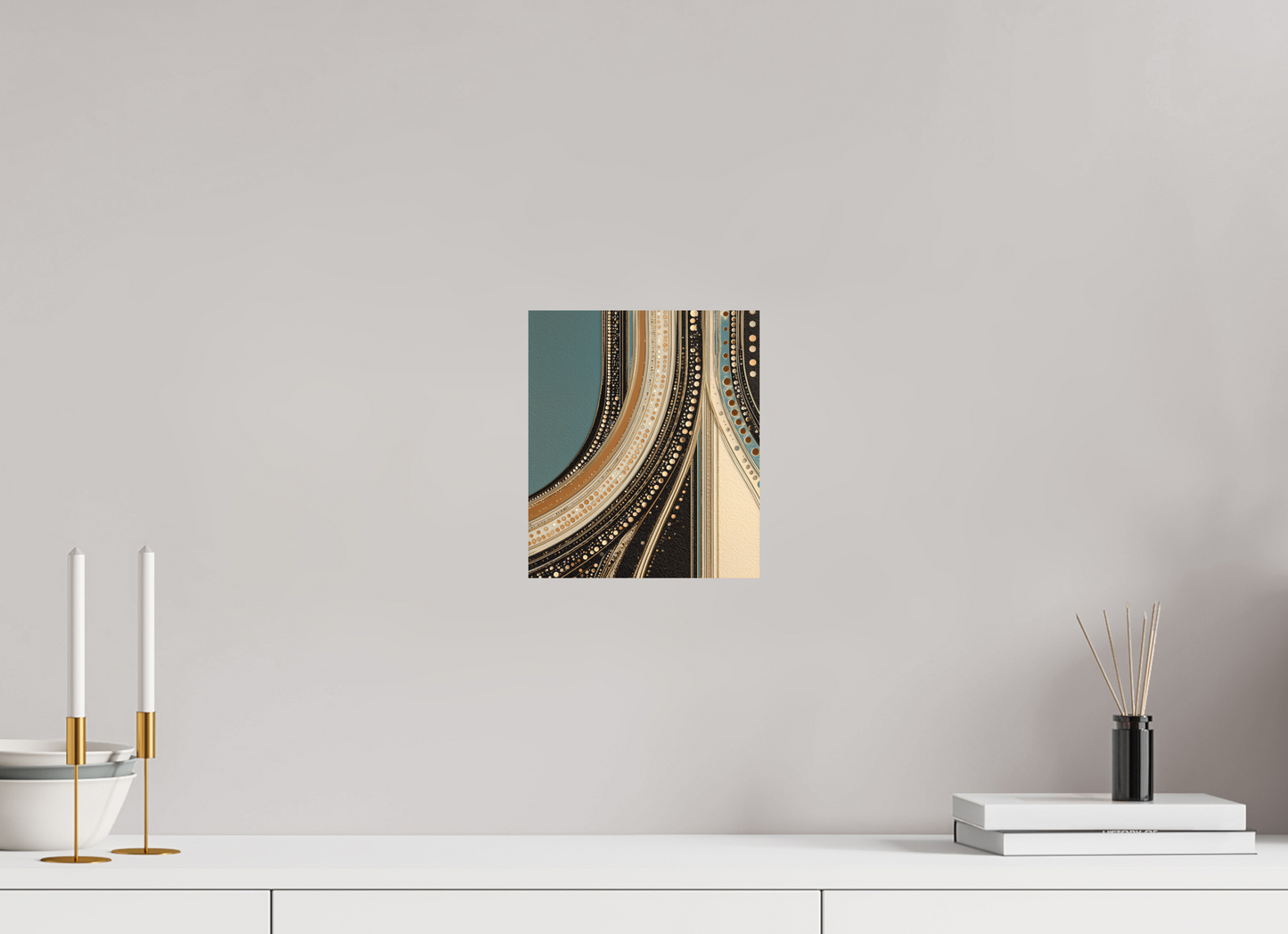 8 x 9.3″, Photo Print on Aluminum Backing Flow